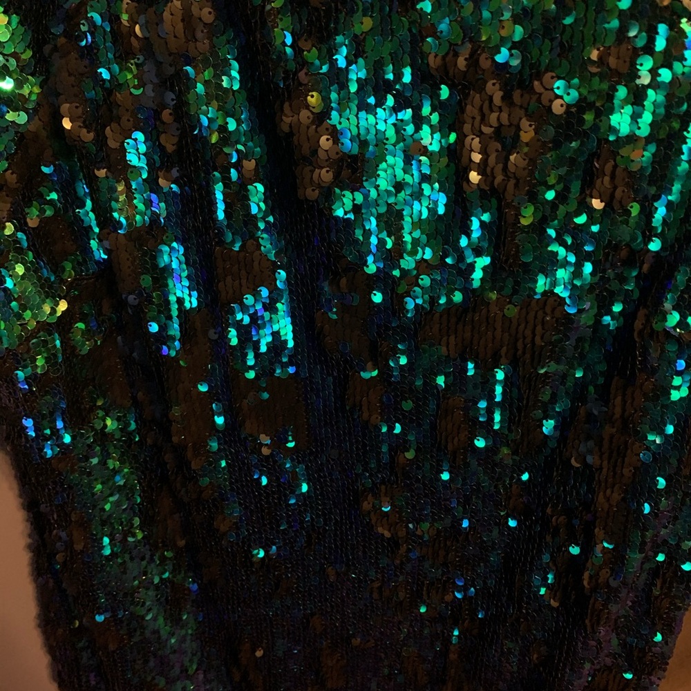 SIMPLYBE AX PLUS SEQUIN MIDI DRESS - Picture 4 of 5